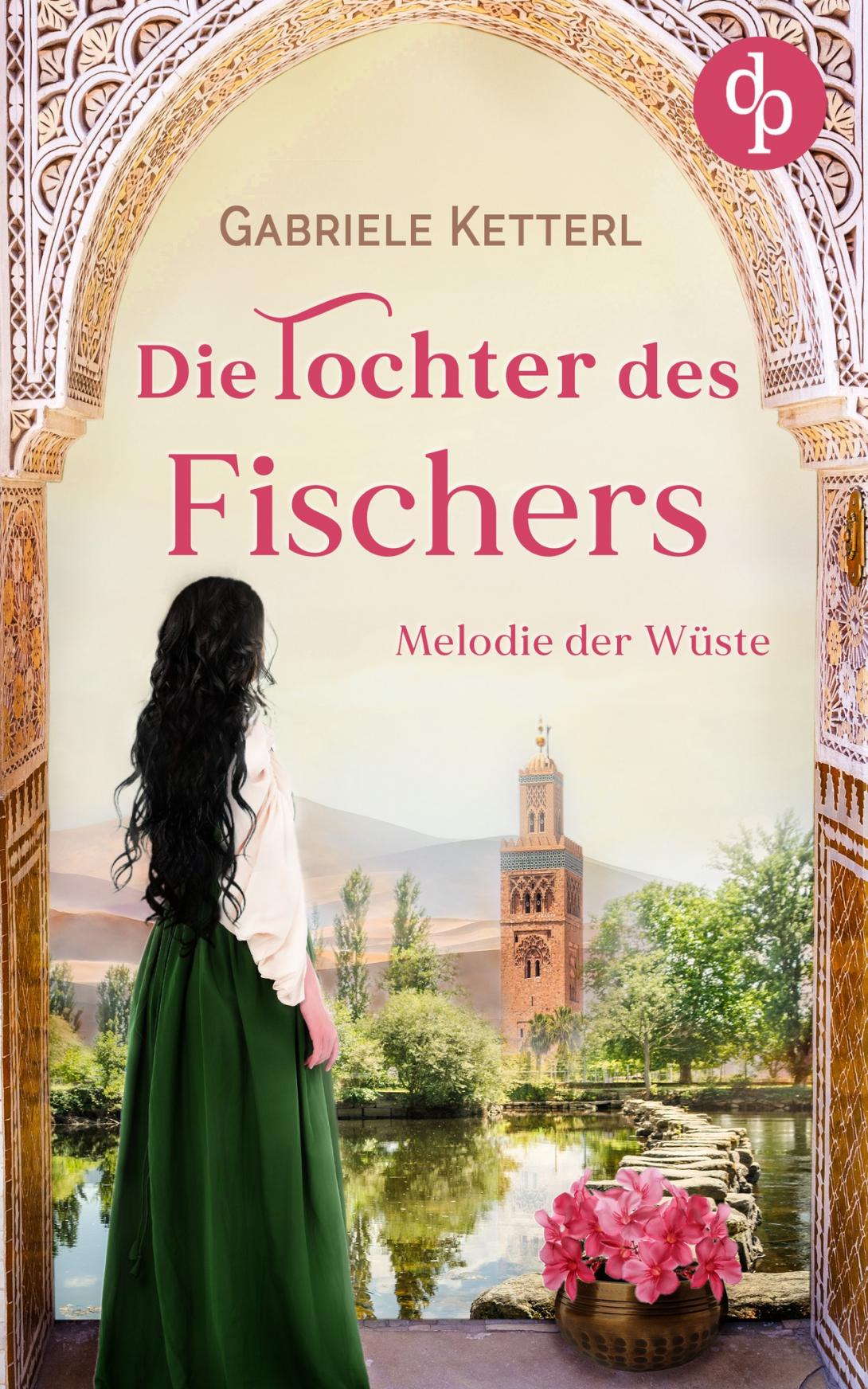 Das Cover von Gabriele Ketterl: Eine Frau mit langen dunklen Haaren steht an einem mittelalterlichem Fenster.